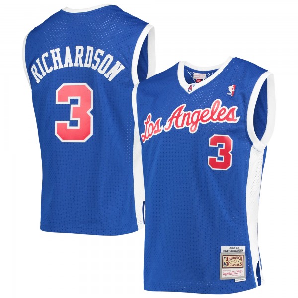 Игровая майка Quentin Richardson LA Clippers Mitchell & Ness 2002-03 Hardwood Classics Swingman - Royal - оригинальная джерси НБА