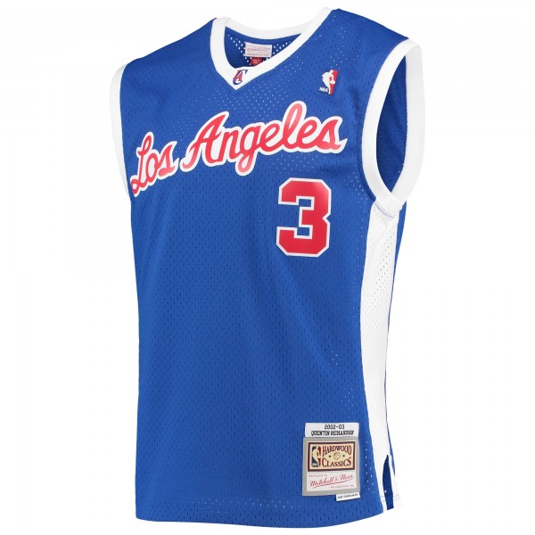 Игровая майка Quentin Richardson LA Clippers Mitchell & Ness 2002-03 Hardwood Classics Swingman - Royal - оригинальная джерси НБА
