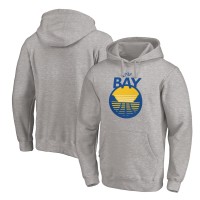 Толстовка Golden State Warriors The Bay Logo - Heathered Gray