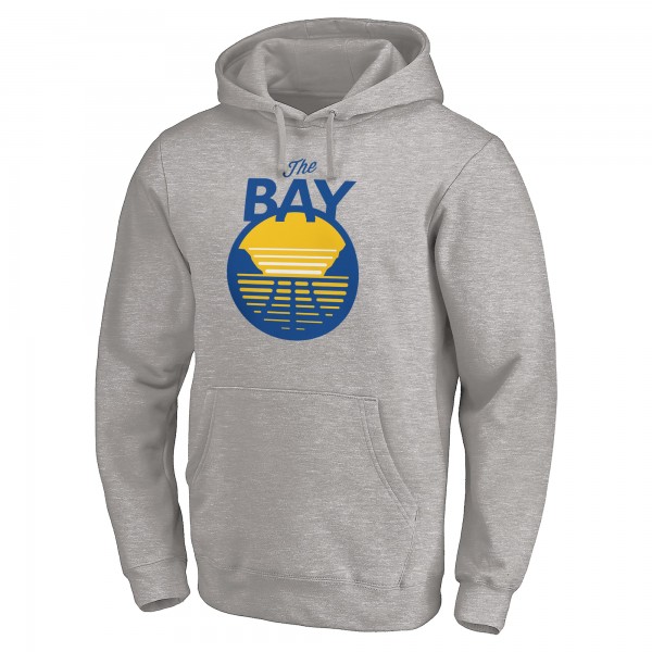 Толстовка Golden State Warriors The Bay Logo - Heathered Gray