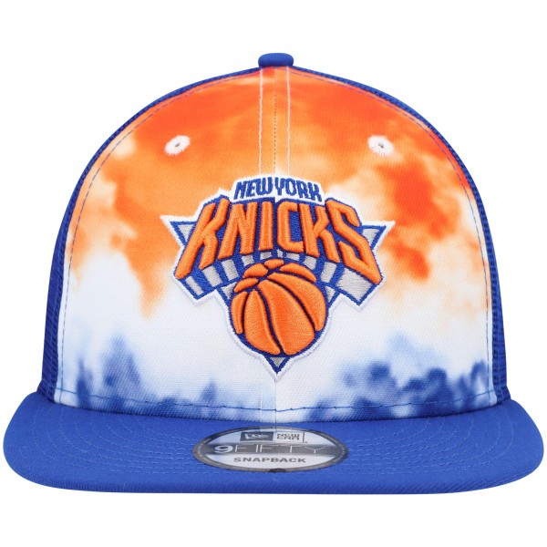 Бейсболка New York Knicks New Era Hazy Trucker 9FIFTY - Royal