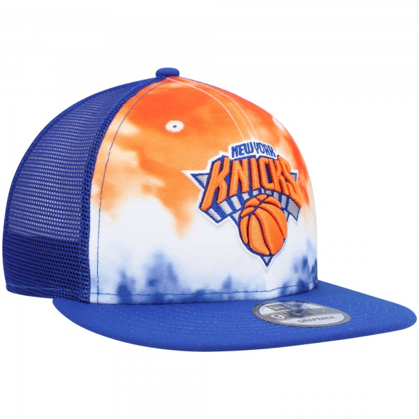 Бейсболка New York Knicks New Era Hazy Trucker 9FIFTY - Royal
