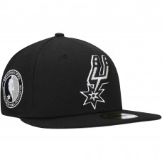 Бейсболка San Antonio Spurs New Era Team Logoman 59FIFTY - Black