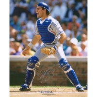 Autographed Los Angeles Dodgers Mike Piazza Fanatics Authentic 16 x 20 Catching Photograph