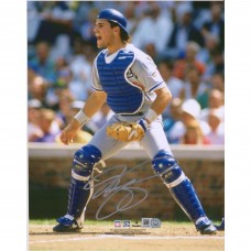 Autographed Los Angeles Dodgers Mike Piazza Fanatics Authentic 8 x 10 Catching Photograph