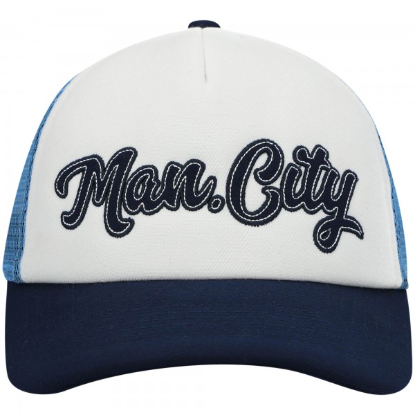 Бейсболка Manchester City Script Stop Trucker - Blue/Navy