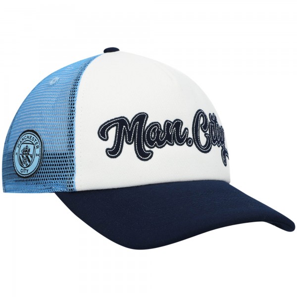 Бейсболка Manchester City Script Stop Trucker - Blue/Navy