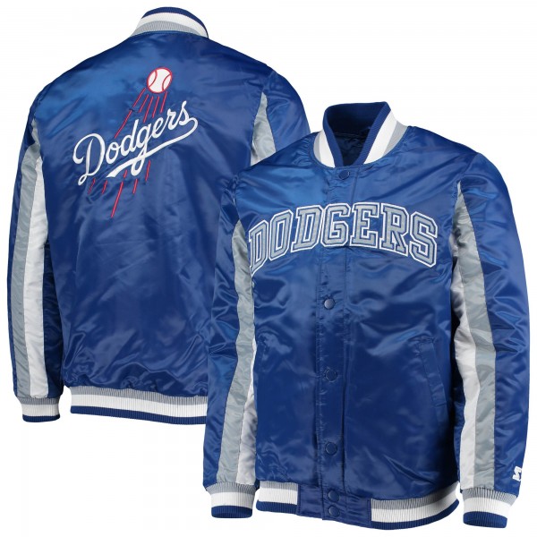 Куртка на кнопках Los Angeles Dodgers Starter The Ace Satin - Royal