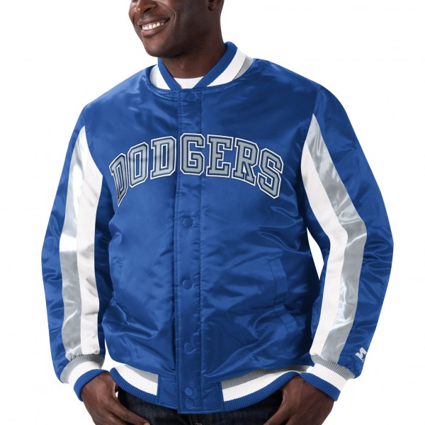 Куртка на кнопках Los Angeles Dodgers Starter The Ace Satin - Royal