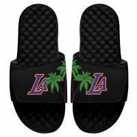 Шлепки Los Angeles Lakers ISlide Local City Patch Design - Black