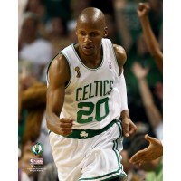 Unsigned Boston Celtics Ray Allen Fanatics Authentic Hardwood Classics Clutch Fist Pump Photograph