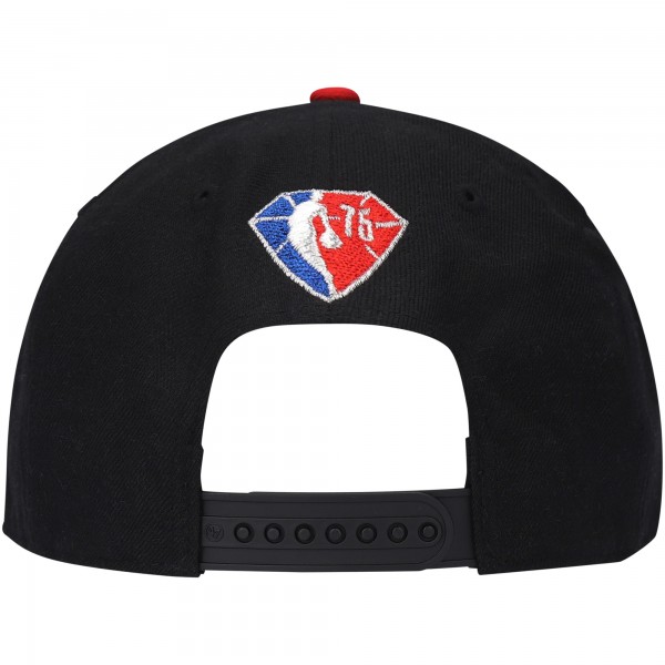 Бейсболка Portland Trail Blazers 75th Anniversary Carat Captain - Black/Red - официальный мерч NBA