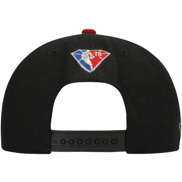 Бейсболка New Orleans Pelicans 75th Anniversary Carat Captain - Black/Red - официальный мерч NBA
