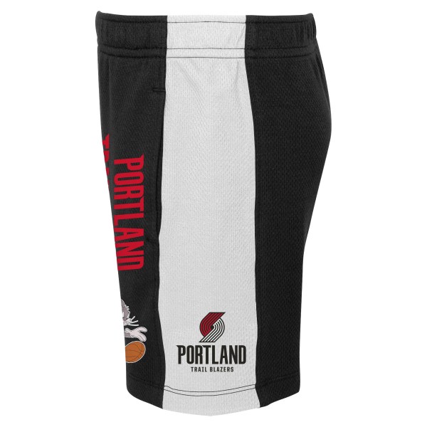 Детские шорты Portland Trail Blazers Space Jam 2 Slam Dunk Mesh - Black - атрибутика NBA