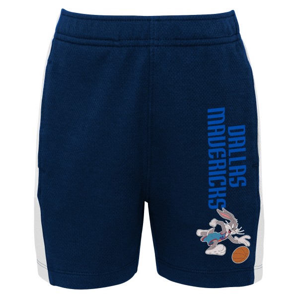 Детские шорты Dallas Mavericks Space Jam 2 Slam Dunk Mesh - Navy - атрибутика NBA