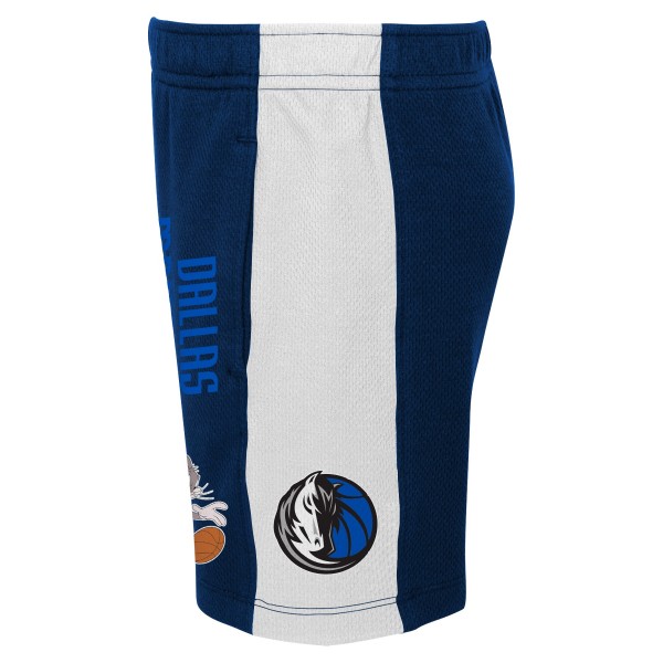 Детские шорты Dallas Mavericks Space Jam 2 Slam Dunk Mesh - Navy - атрибутика NBA