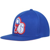 Бейсболка Philadelphia 76ers Mitchell & Ness Hardwood Classics Pop - Royal