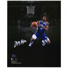 Philadelphia 76ers Tyrese Maxey Fanatics Authentic Autographed 8 x 10 Layup in Royal Jersey Photograph