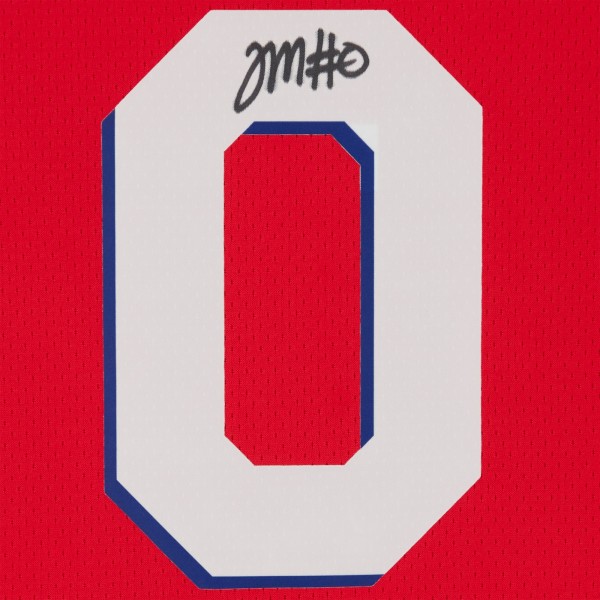 Autographed Philadelphia 76ers Tyrese Maxey Fanatics Authentic Jordan Brand 2020-21 Red Statement Jersey