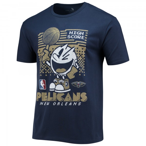 Футболка New Orleans Pelicans Junk Food NBA x Pac Man High Score - Navy