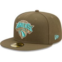 Бейсболка New York Knicks New Era Army 59FIFTY - Olive