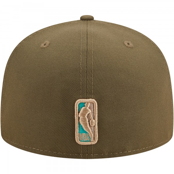 Бейсболка Philadelphia 76ers New Era Army 59FIFTY - Olive