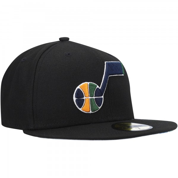 Бейсболка Utah Jazz New Era Team Wordmark 59FIFTY - Black