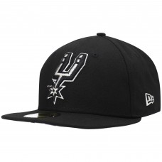 Бейсболка San Antonio Spurs New Era Team Wordmark 59FIFTY - Black