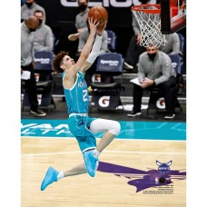 Unsigned Charlotte Hornets LaMelo Ball Fanatics Authentic Dunk vs. Detroit Pistons Photograph