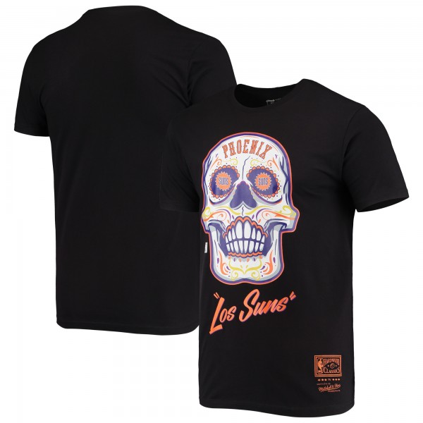 Футболка Phoenix Suns Mitchell & Ness Hardwood Classics Sugar Skull Hometown - Black