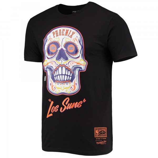 Футболка Phoenix Suns Mitchell & Ness Hardwood Classics Sugar Skull Hometown - Black