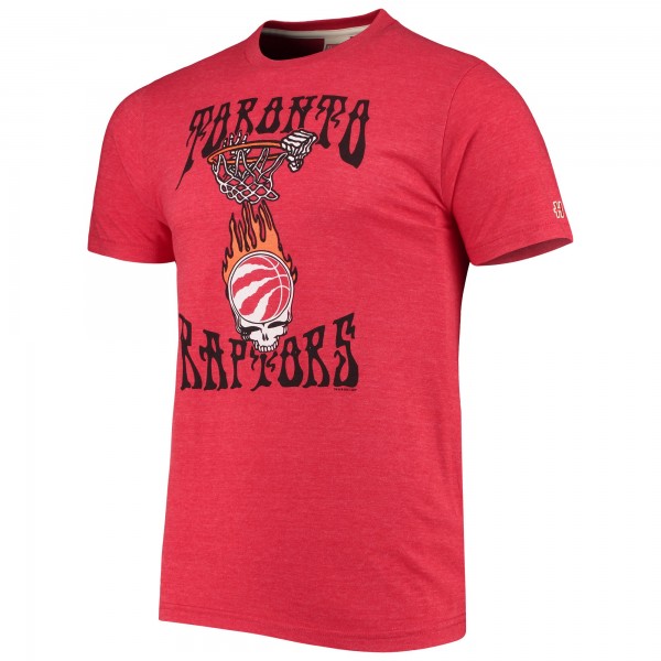 Футболка Toronto Raptors Homage NBA x Grateful Dead Tri-Blend - Red