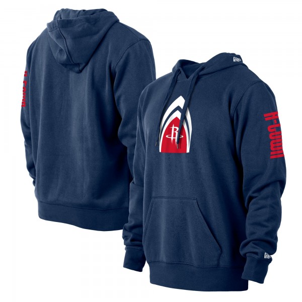 Толстовка с капюшоном Houston Rockets New Era 2021/22 City Edition - Navy - фирменная одежда NBA