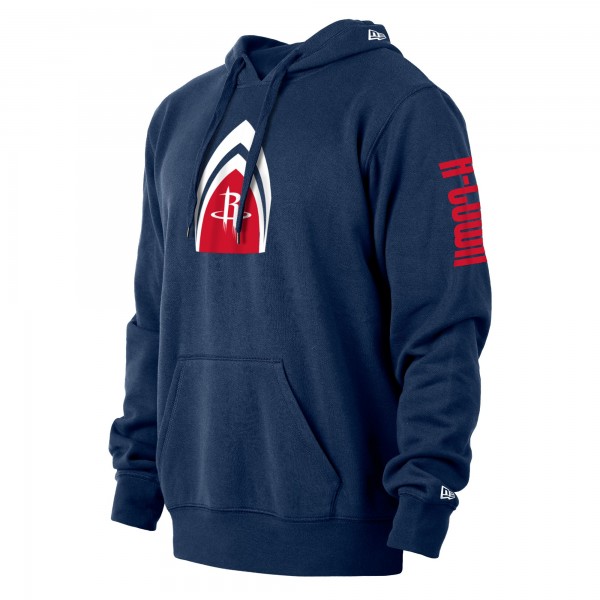 Толстовка с капюшоном Houston Rockets New Era 2021/22 City Edition - Navy - фирменная одежда NBA