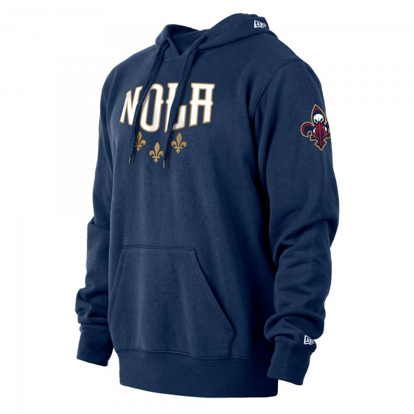 Толстовка New Orleans Pelicans New Era 2021/22 City Edition - Navy