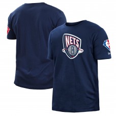 Игровая форма Футболка Brooklyn Nets New Era 2021/22 City Edition Brushed - Navy