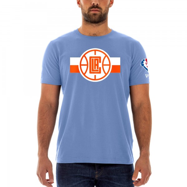 Футболка Игровая форма  LA Clippers New Era 2021/22 City Edition Brushed - Blue
