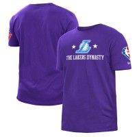 Футболка Игровая форма  Los Angeles Lakers New Era 2021/22 City Edition Brushed - Purple
