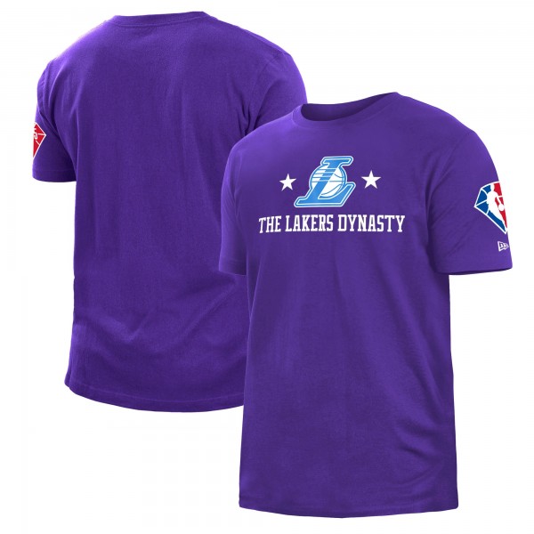 Футболка Игровая форма  Los Angeles Lakers New Era 2021/22 City Edition Brushed - Purple