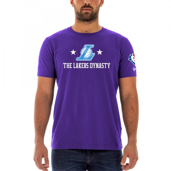 Футболка Игровая форма  Los Angeles Lakers New Era 2021/22 City Edition Brushed - Purple
