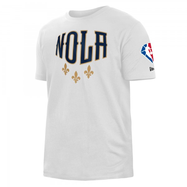 Игровая форма  Футболка New Orleans Pelicans New Era 2021/22 City Edition Brushed - White
