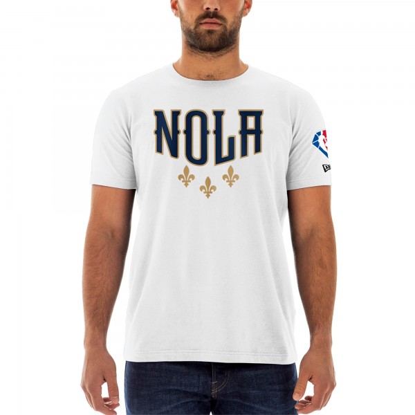 Игровая форма  Футболка New Orleans Pelicans New Era 2021/22 City Edition Brushed - White
