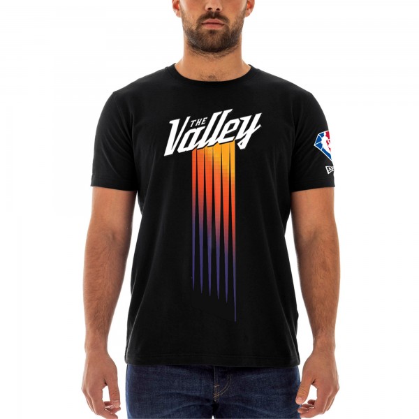 Футболка Игровая форма  Phoenix Suns New Era 2021/22 City Edition Brushed - Black