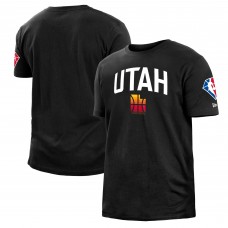 Игровая форма  Футболка Utah Jazz New Era 2021/22 City Edition Brushed - Black