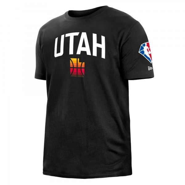 Игровая форма  Футболка Utah Jazz New Era 2021/22 City Edition Brushed - Black