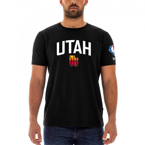 Игровая форма  Футболка Utah Jazz New Era 2021/22 City Edition Brushed - Black
