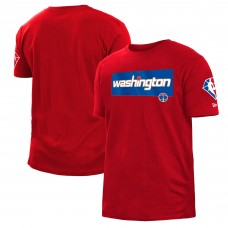 Игровая форма  Футболка Washington Wizards New Era 2021/22 City Edition Brushed - Red