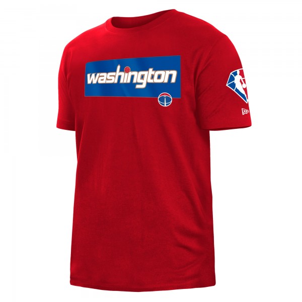 Игровая форма  Футболка Washington Wizards New Era 2021/22 City Edition Brushed - Red