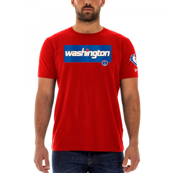 Игровая форма  Футболка Washington Wizards New Era 2021/22 City Edition Brushed - Red