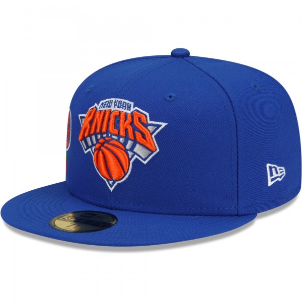 Бейсболка New York Knicks New Era City Cluster 59FIFTY - Blue - официальный мерч NBA